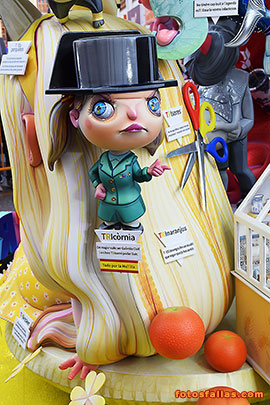 falla infantil Convento Jerusalén  2023