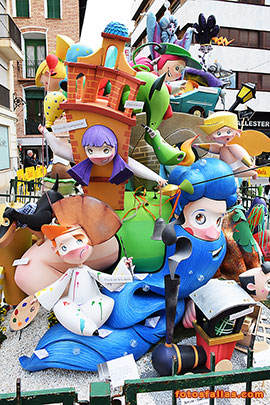 falla infantil Pie Cruz-Vilarrasa 2023