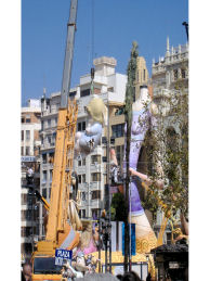 setting up the falla