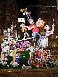 Falla San Vicente-Periodista Azzati