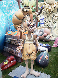 fakir with knife in the mouth