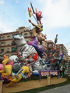trasera de la falla