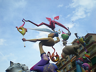 trasera de la falla