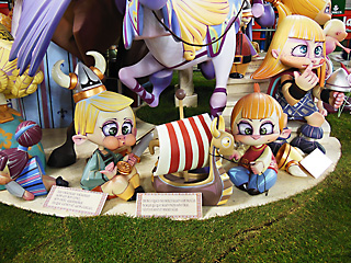viking children playing
