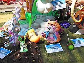 dog eating sweets