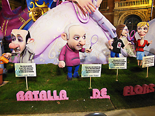 batalla de flores