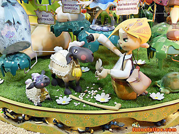 shepherd with sheep