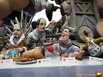 Felipe VI, Pablo Iglesias, Pedro Sánchez, Alberto Garzón