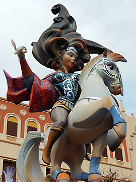 warrior on horse