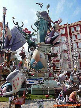 back of falla