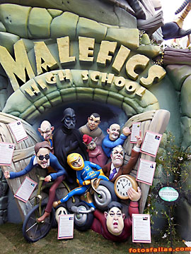 Malefics out of the falla