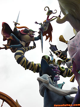 knight fights against dragon