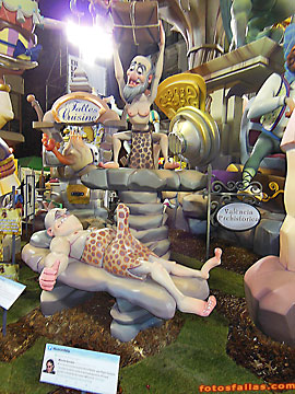 prehistoric sleeping and other with stone