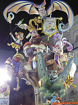 Gargoyle, bat and king jaime I