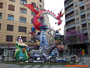falla Pizarro-Amorós 2016