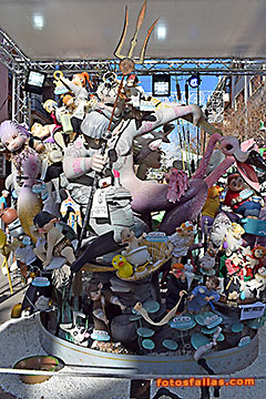 trasera de falla