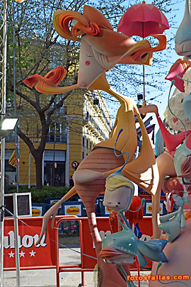 falla Espartero-G Via Ramón y Cajal 2017