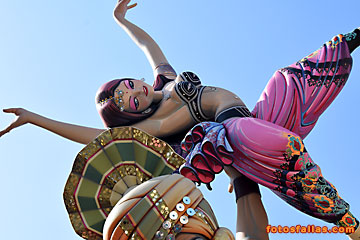 bailarina tumbada