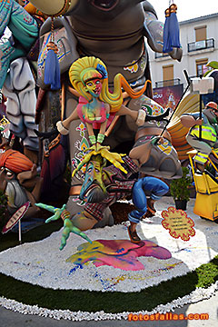 batalla de colores