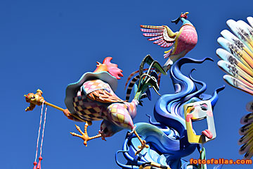 gallo y faisan