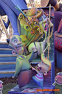 grandfather and child with dancer