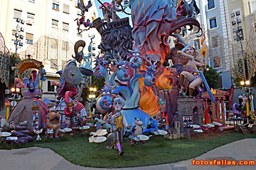 trasera falla
