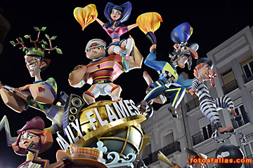 falla Regne  Valencia  2017