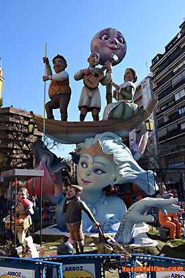 falla Pza Pintor Segrelles 2017