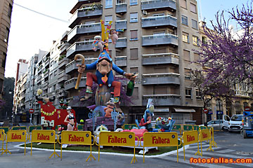 falla Pizarro-Amorós 2017