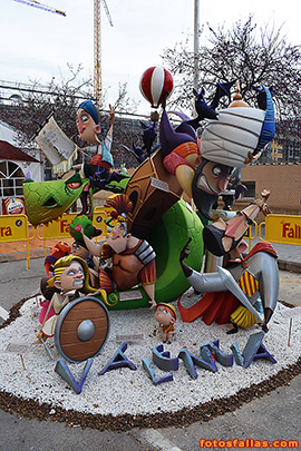 falla  Alameda-Francia 2018