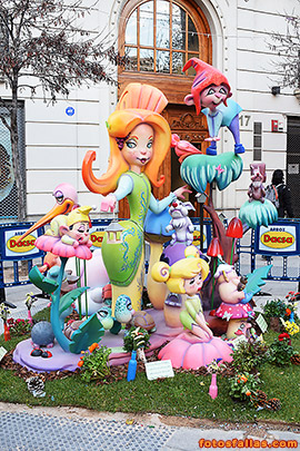 falla Pizcueta-Amorós 2018