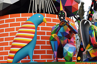 pájaro y hombre
