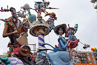 familia en la feria