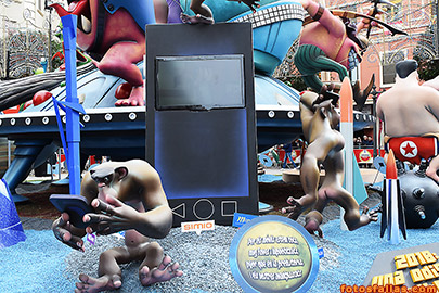 monkeys with mobile
