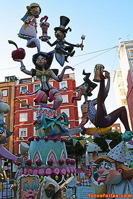 falla Salvador Abril-Perís y Valero 2018