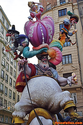 falla Avda Oeste 2018