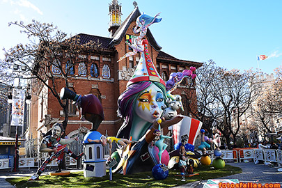 falla Mercado Central 2018