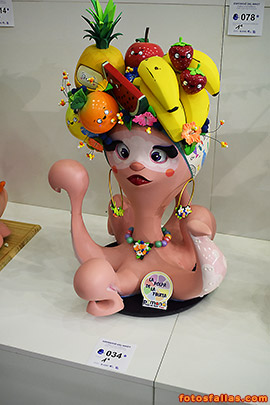 child ninot  Plaza del Pilar 2019