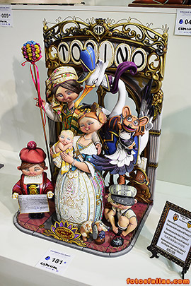 child ninot Barrio Beteró 2019