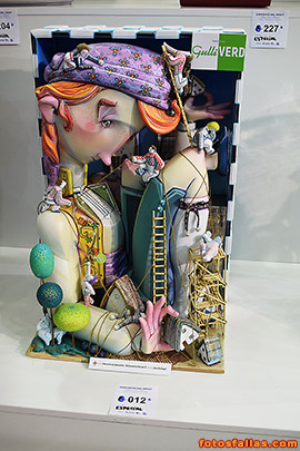 child ninot Convento Jerusalén 2019