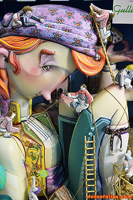 child ninot Convento Jerusalén 2019