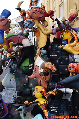 falla infantil Linterna-Na Robella 2019
