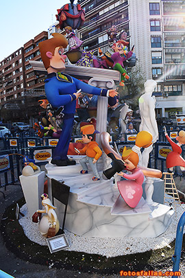 falla infantil Pza Pintor Segrelles 2019