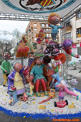 falla infantil Industrias-Stos Justo y Pastor 2019