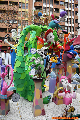 falla infantil Pie de la Cruz 2019