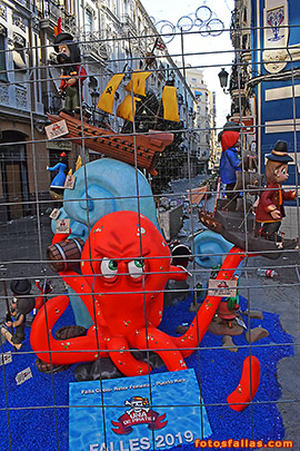 falla infantil Cádiz-Femenia 2019