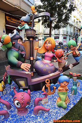falla infantil Cádiz-Denia 2019