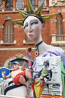 falla Mercado Central 2019