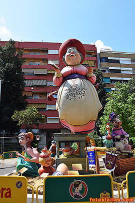 falla Ausias March.-Na Robella 2021