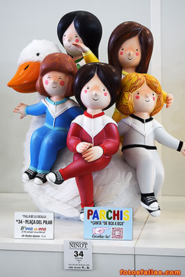 child ninot El Pilar 2022